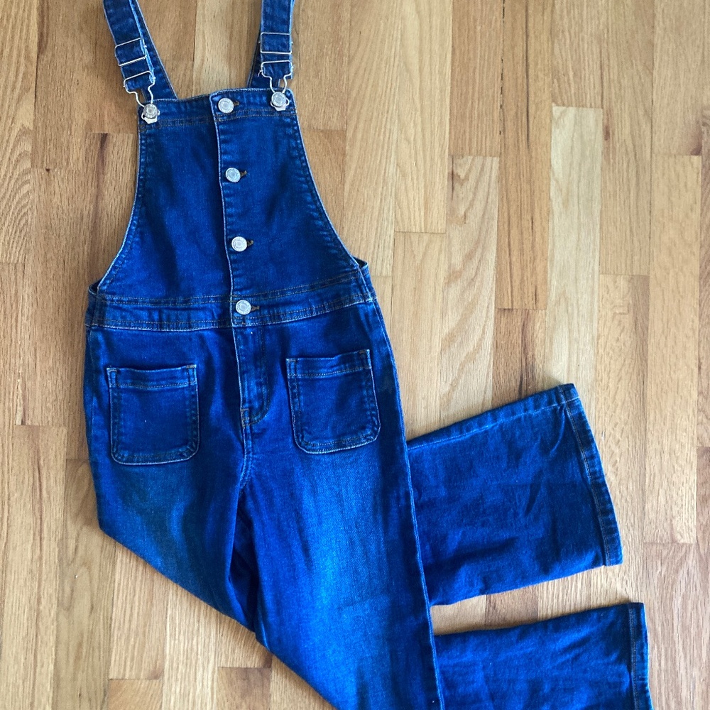Girl's Zara Denim Overalls